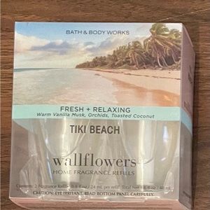 Bath and Body Works Tiki Beach Wallflower 2 Pack New